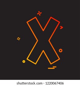 Multiply icon design vector