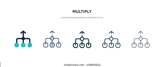 multiply icon in different style vector illustration. two colored and black multiply vector icons designed in filled, outline, line and stroke style can be used for web, mobile, ui