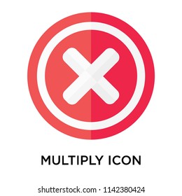 Multiply icon vector isolated on white background for your web and mobile app design, Multiply logo concept