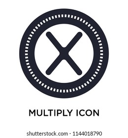 Multiply icon vector isolated on white background for your web and mobile app design, Multiply logo concept