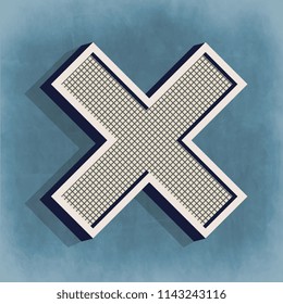 Multiply Mathematics Symbol - Vector Design
