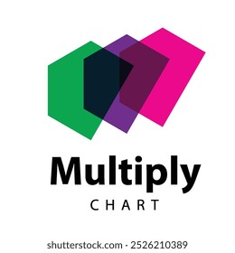 Fondo de Ilustración vectorial de logotipo de diseño creativo de diseño de logotipo colorido superpuesto