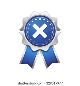 Multiply Sign blue Vector Icon Design