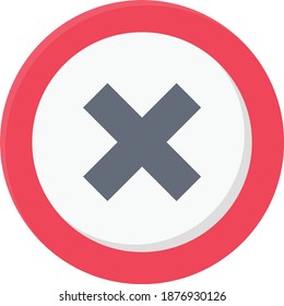 multiply vector colour flat icon