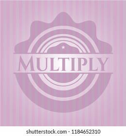 Multiply vintage pink emblem