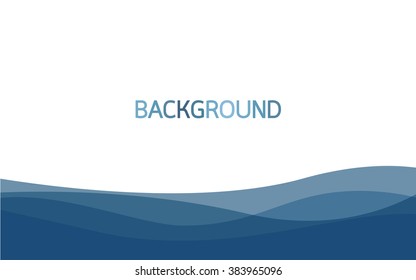 Multiply water wave background