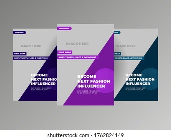 Multipurpose abstract flyer poster design for banner, brochure cover,  book cover, social media post, yearbook, presentation s. You can use these in all type of business & corporate materials.
