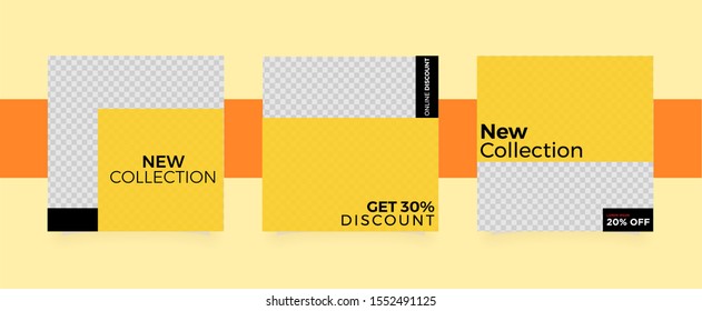 Multipurpose banner social media post. Media social templates. Simple and Elegant for selling or anything.