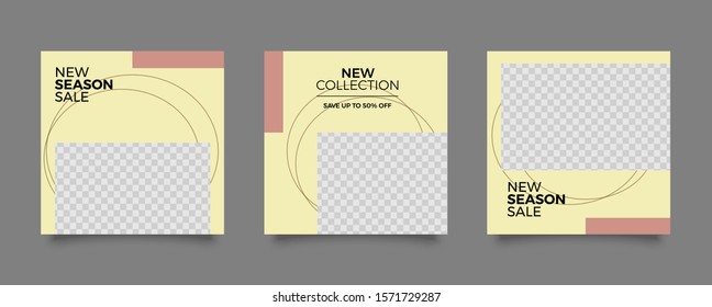 Multipurpose banner social media post. Media social templates. Simple and Elegant for selling or anything