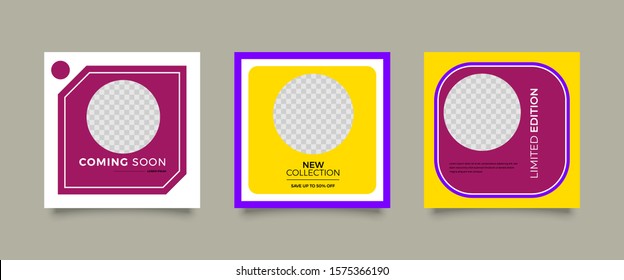 Multipurpose banner social media post. Media social templates. Simple and Elegant for selling or anything