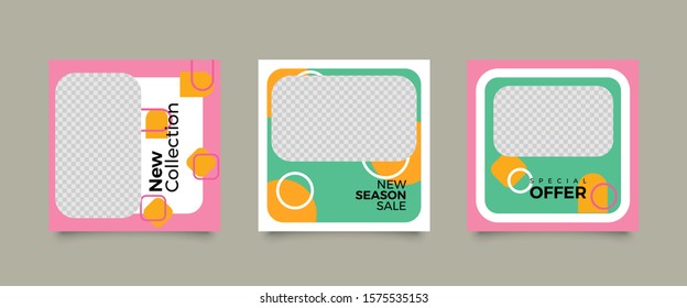 Multipurpose banner social media post. Media social templates. Simple and Elegant for selling or anything