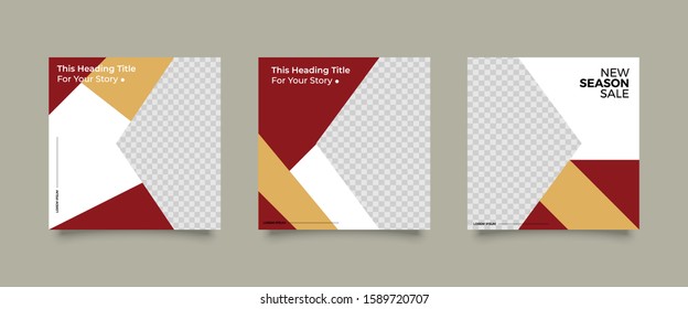 Multipurpose banner social media post. Media social templates. Simple and Elegant for selling or anything