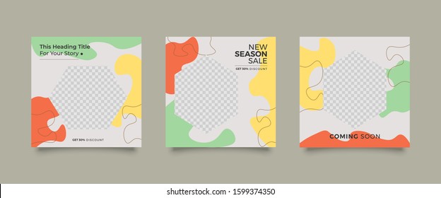 Multipurpose banner social media post. Media social templates. Simple and Elegant for selling or anything