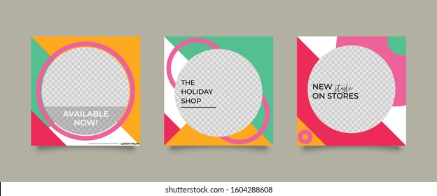 Multipurpose banner social media post. Media social templates. Simple and Elegant for selling or anything