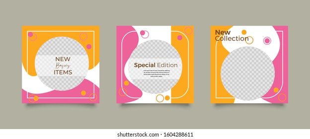 Multipurpose banner social media post. Media social templates. Simple and Elegant for selling or anything