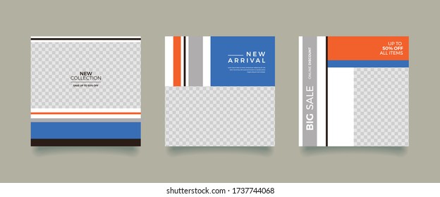 Multipurpose banner social media post. Media social templates. Simple and Elegant for selling or anything.