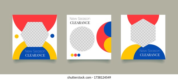 Multipurpose banner social media post. Media social templates. Simple and Elegant for selling or anything.