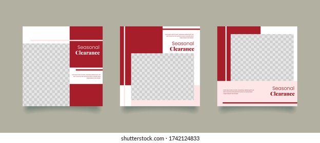 Multipurpose banner social media post. Media social templates. Simple and Elegant for selling or anything.