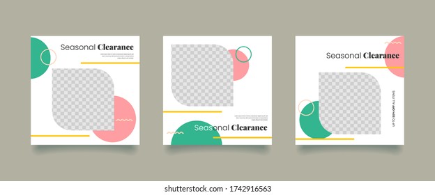 Multipurpose banner social media post. Media social templates. Simple and Elegant for selling or anything.