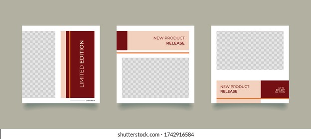 Multipurpose banner social media post. Media social templates. Simple and Elegant for selling or anything.