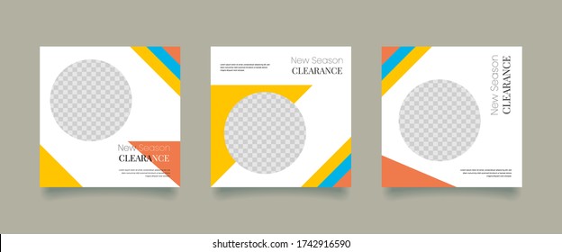 Multipurpose banner social media post. Media social templates. Simple and Elegant for selling or anything.