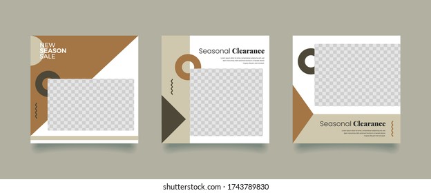 Multipurpose banner social media post. Media social templates. Simple and Elegant for selling or anything.