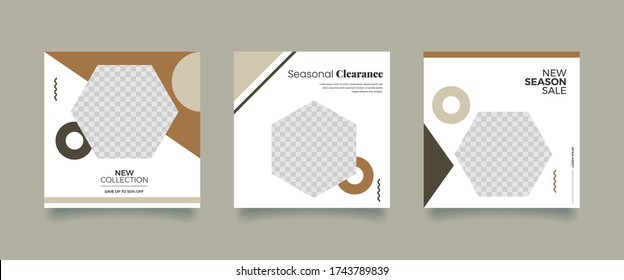 Multipurpose banner social media post. Media social templates. Simple and Elegant for selling or anything.