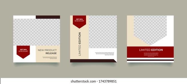 Multipurpose banner social media post. Media social templates. Simple and Elegant for selling or anything.