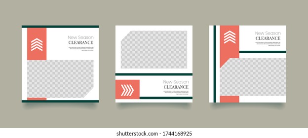 Multipurpose banner social media post. Media social templates. Simple and Elegant for selling or anything