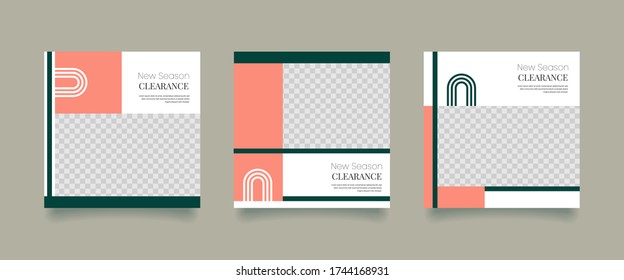 Multipurpose banner social media post. Media social templates. Simple and Elegant for selling or anything