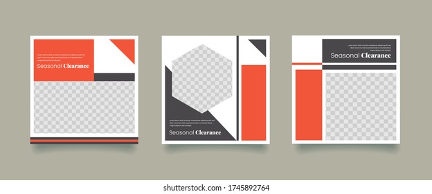 Multipurpose banner social media post. Media social templates. Simple and Elegant for selling or anything