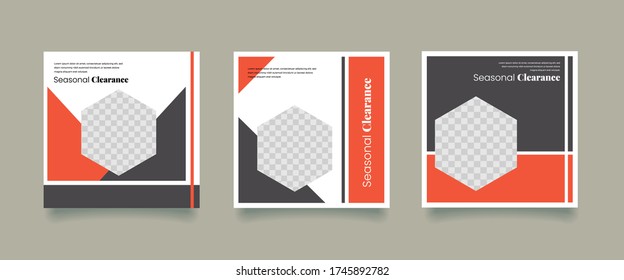 Multipurpose banner social media post. Media social templates. Simple and Elegant for selling or anything