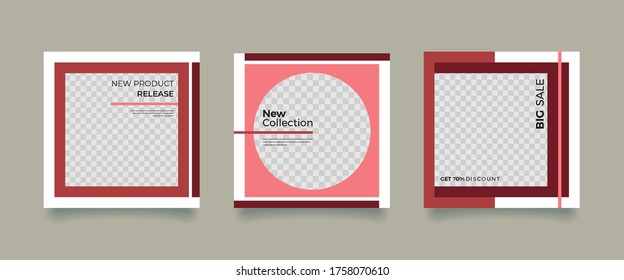 Multipurpose banner social media post. Media social templates. Simple and Elegant for selling or anything