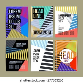 Multipurpose brochure template covers, Vertical a4 format.