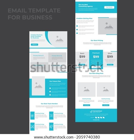 Multipurpose Business B2B E-newsletter Mailchimp email marketing template