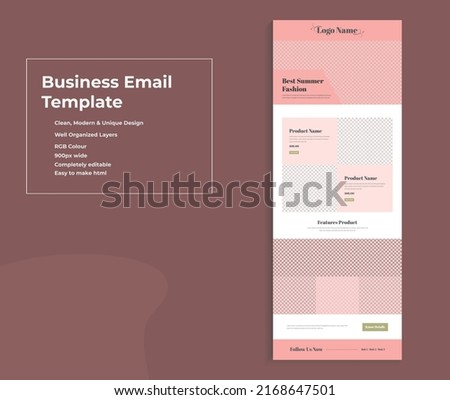 Multipurpose Business Email Marketing Newsletter Template