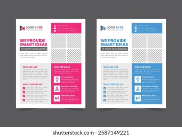 Multipurpose Business Flyer Template | CMYK | US Letter | Print Ready | 0.125 Bleed
