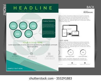 multipurpose business flyer, vector eps10 can be use for printing or marketing.