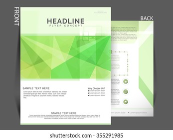 multipurpose business flyer, vector eps10 can be use for printing or marketing.