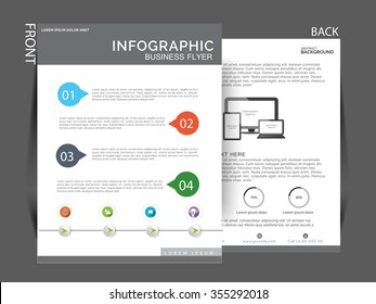 multipurpose business flyer, vector eps10 can be use for printing or marketing.