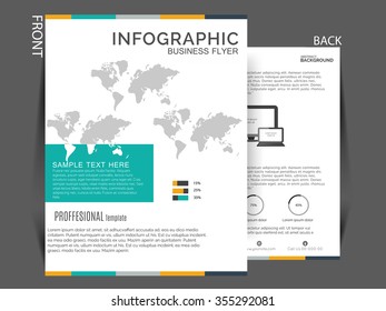 multipurpose business flyer, vector eps10 can be use for printing or marketing.
