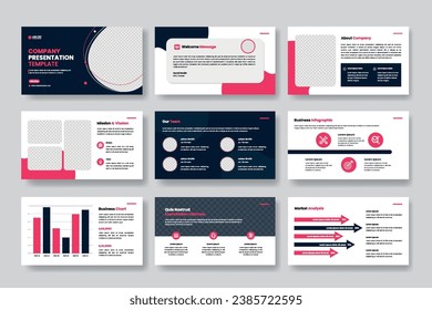 Multipurpose business powerpoint presentation templates. Use in Presentation, flyer and leaflet, corporate report, marketing, advertising, annual report, banner, infographics