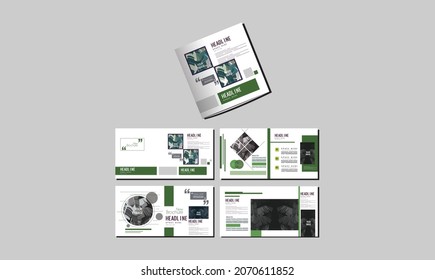 multipurpose business presentation template with clean style and modern concept use for business infographic and annual report. Tri-fold brochure template Minimalistic geometric design for corporate.