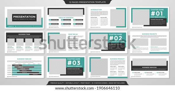 multipurpose business presentation template with\
clean style and modern concept use for business infographic and\
annual report