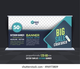 Multipurpose Business Theme Outdoor Banner Template, Shop Advertising Design