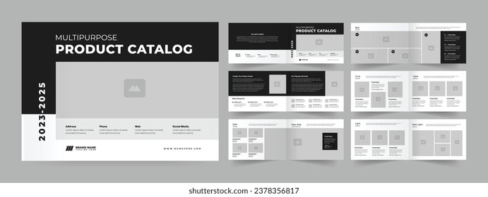 multipurpose catalog or landscape product catalogue or product catalog template
