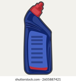 multipurpose cleaner bottle blue bottle red cap