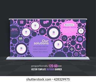 Multipurpose Complex Business Theme Outdoor Banner, Advertising Template