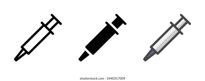 Multipurpose cooling paste vector icon in outline, glyph, filled outline style. Three icon style variants in one pack.