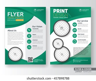 Multipurpose corporate business flyer layout template design. Suitable for leaflet, flyer, brochure, book cover and annual report. Layout in A4 size with bleeds.